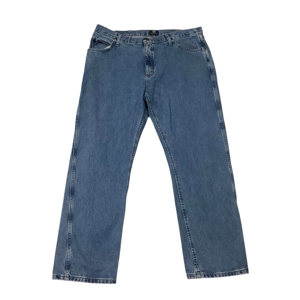 Wrangler 47 MWZ Regular Fit Blue Jeans Sz 38W 30L